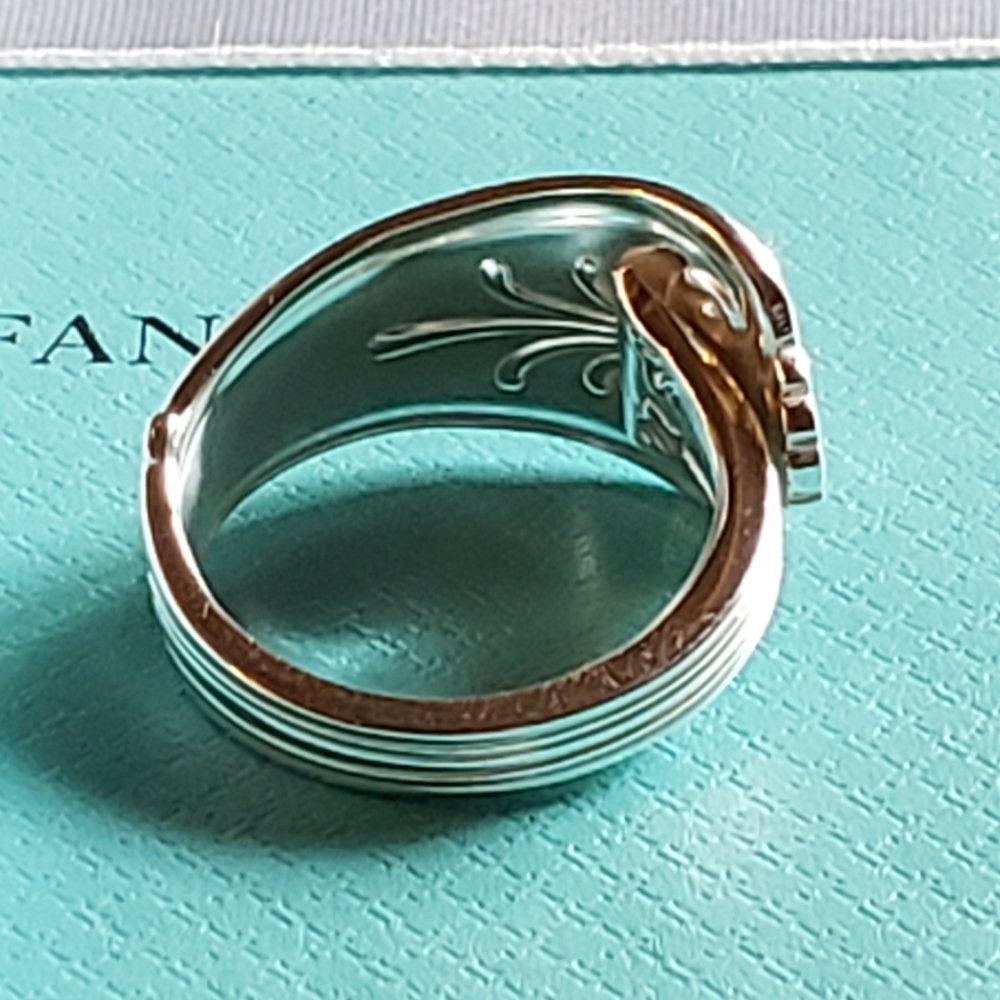 1869 Tiffany and Company spoon ring #10 - Picture 4 of 7